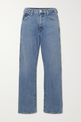 + Net Sustain The Cropped A High Rise Straight Leg Jeans