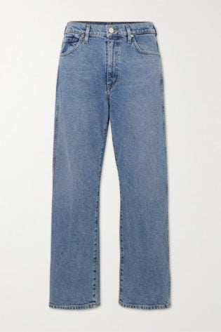 + Net Sustain The Cropped A High Rise Straight Leg Jeans