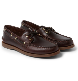 Rown Authentic Original Burnished Leather Boatshoes