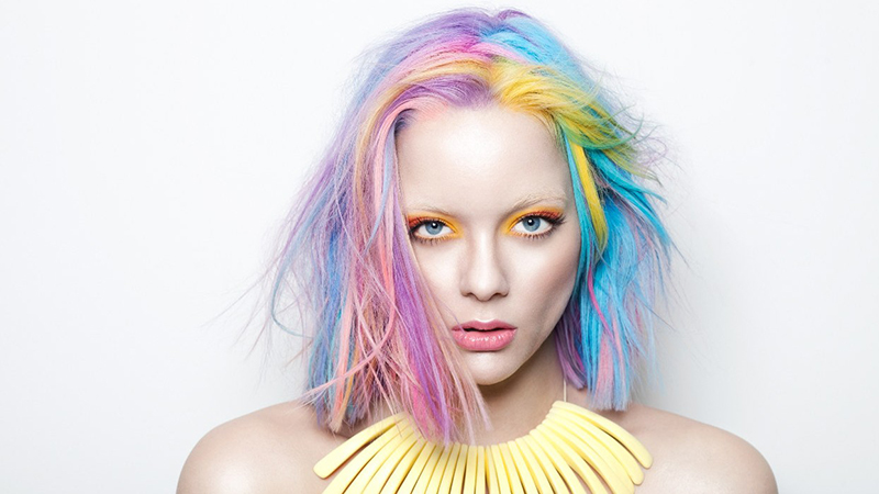 15 Cool Rainbow Hair Color Ideas For Festival Goers The Trend