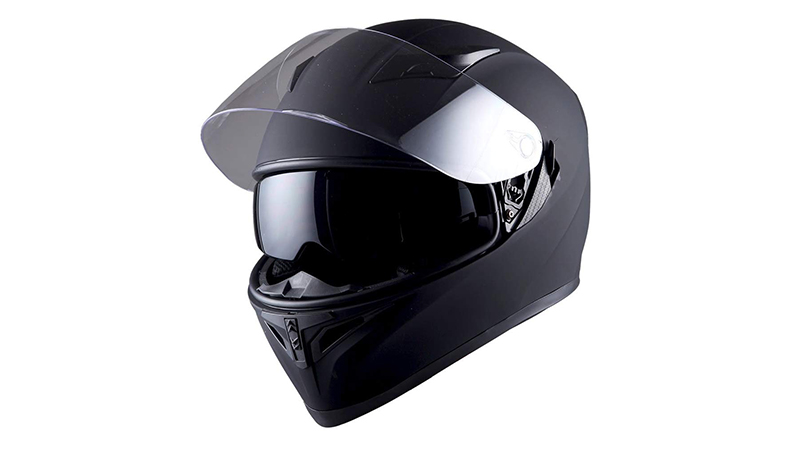 Storm Street Bike Dual Visor Sun Visor Full Face Mechanic Helmet