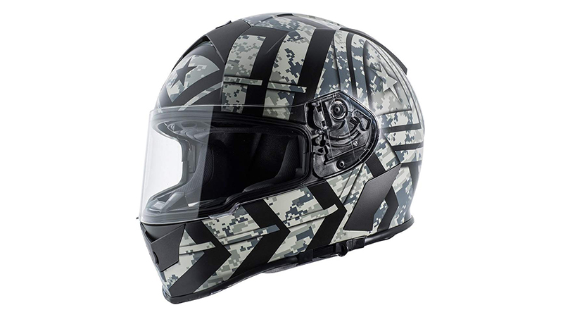 Torc Mako Flat Black Force Full Face Helmet