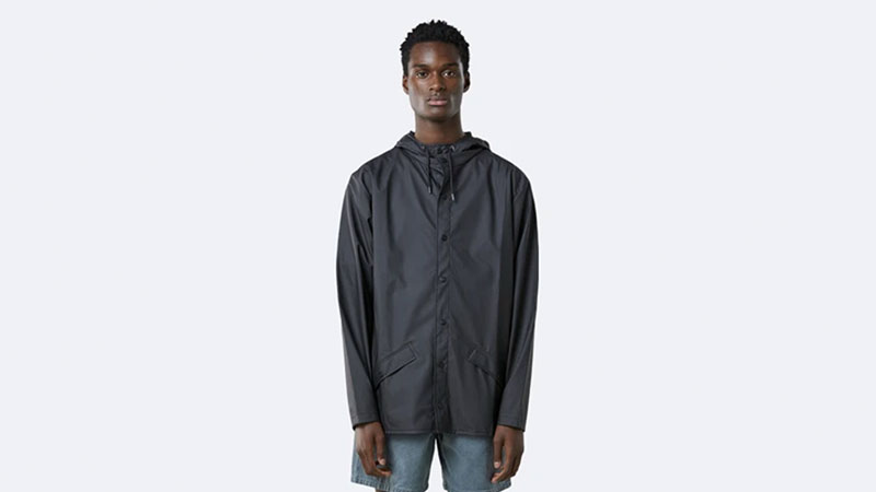 levi's nylon 4 pocket rain jacket