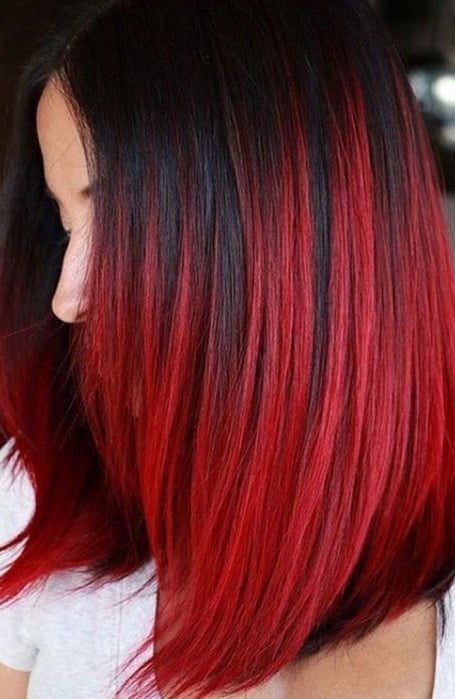 Black And Red Hair