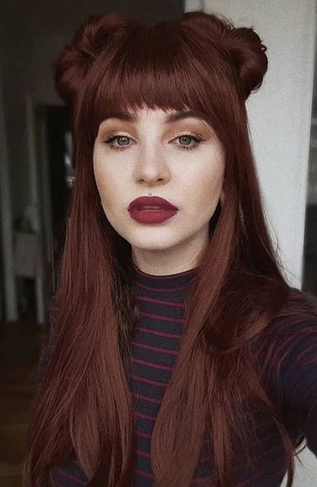 The Most Popular Shades Of Dark Red Hair For Distinctive Looks