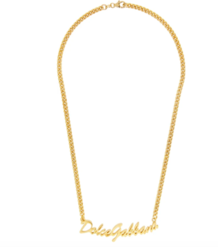 Gold Logo Necklace