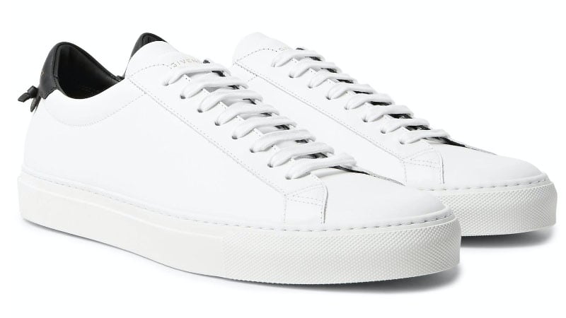 givenchy two tone leather sneakers