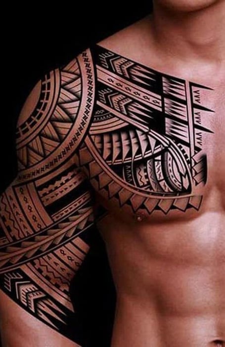 Maori Shoulder Tattoo