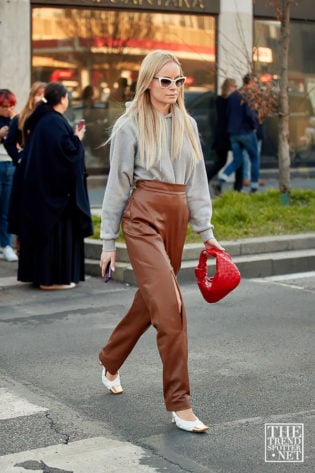 Milan Fashion Week Autumn Winter 2020 Street Style 11