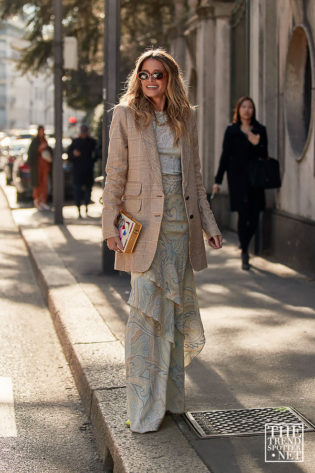 Milan Fashion Week Autumn Winter 2020 Street Style 113