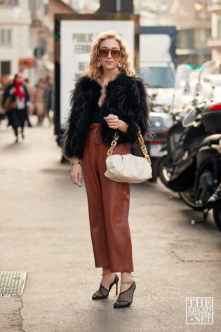 Milan Fashion Week Autumn Winter 2020 Street Style 122