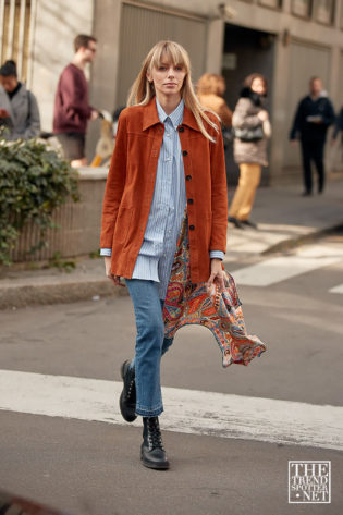Milan Fashion Week Autumn Winter 2020 Street Style 136