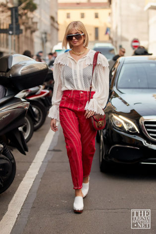 Milan Fashion Week Autumn Winter 2020 Street Style 143