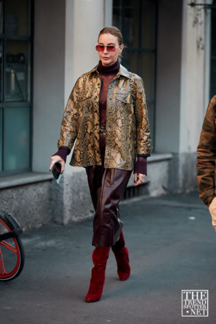 Milan Fashion Week Autumn Winter 2020 Street Style 187