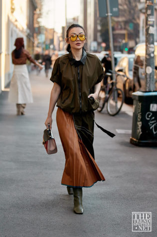 Milan Fashion Week Autumn Winter 2020 Street Style 189