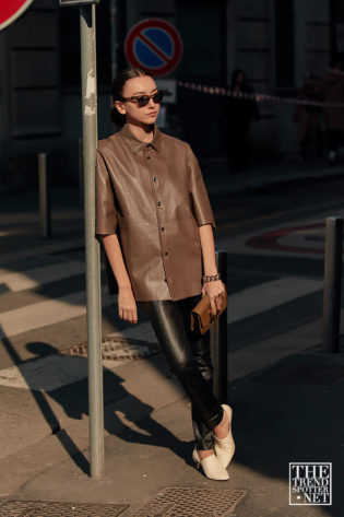 Milan Fashion Week Autumn Winter 2020 Street Style 217