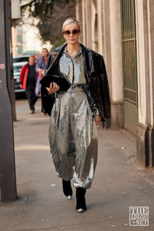 Milan Fashion Week Autumn Winter 2020 Street Style 222