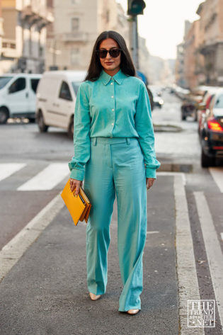 Milan Fashion Week Autumn Winter 2020 Street Style 242