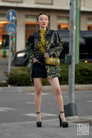 Milan Fashion Week Autumn Winter 2020 Street Style 275