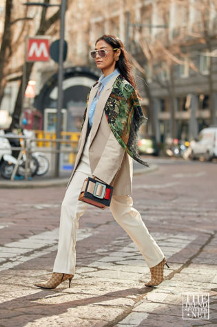 Milan Fashion Week Autumn Winter 2020 Street Style 48