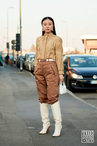 Milan Fashion Week Autumn Winter 2020 Street Style 6