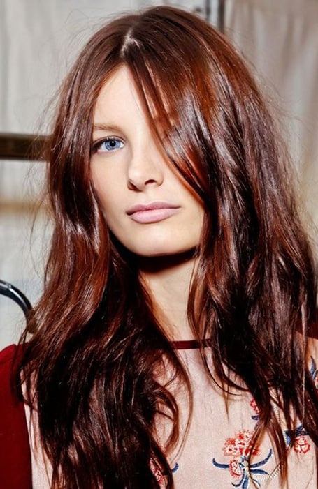 Natural Dark Red Hair