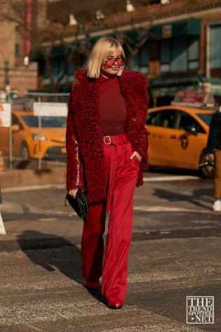 New York Fashion Week Autumn Winter 2020 Street Style 121