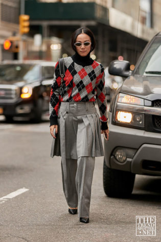 New York Fashion Week Autumn Winter 2020 Street Style 266