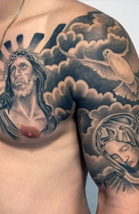 25 Coolest Shoulder Tattoos For Men In 21 The Trend Spotter