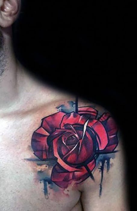 Rose Shoulder Tattoo