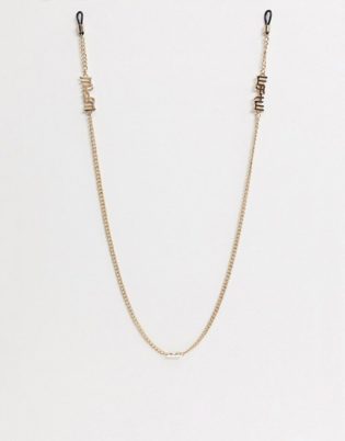 Wftw Sunglasses Chain In Gold