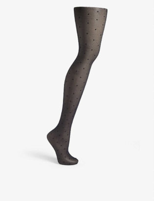 15 Denier Polka Dot Tights