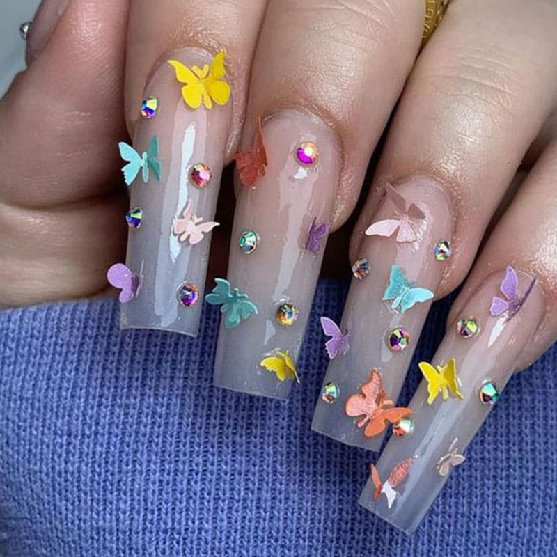 40 Coffin Nail Designs & Shape Ideas for 2022 - The Trend Spotter