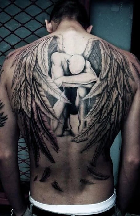 23 Awesome Back Tattoos for Men Upper Back to Full Back Tattoos  ZestVine   2023