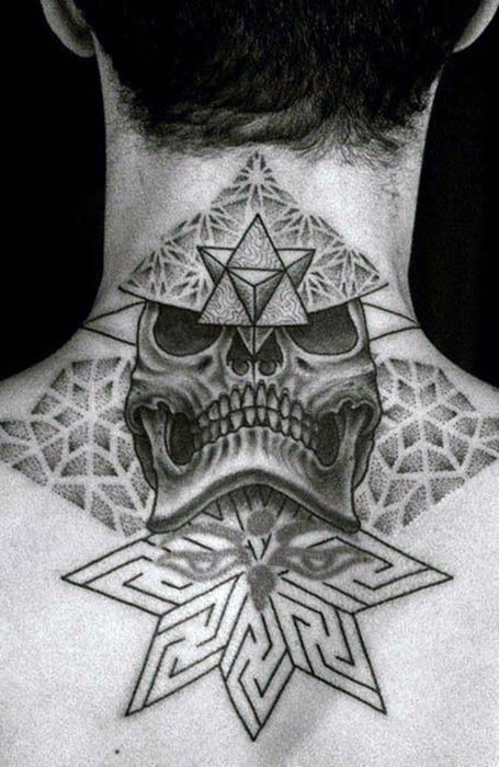 Back And Neck Tattoo