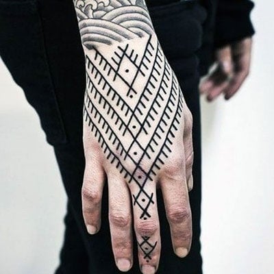 Braclet Hand Tattoo Men