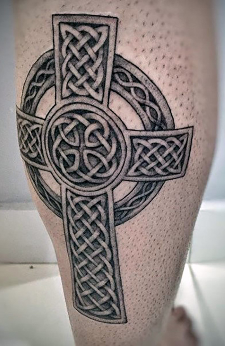 Celtic Leg Tattoo