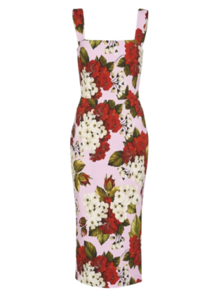 Dolce & Gabbana Long Flowers Dress