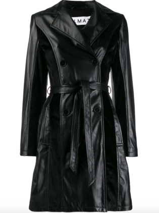 Leather Trench Coat