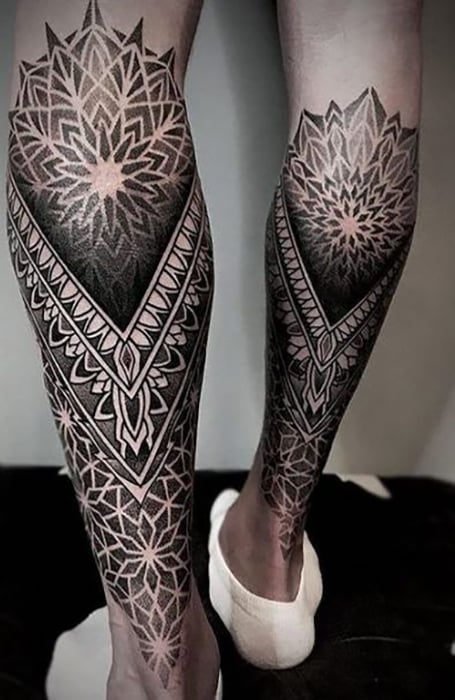 Lower Leg Tattoo