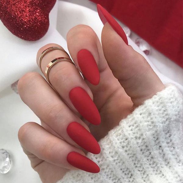 Red Nails Glitter Red Nails Luxury Press on Nails Handmade Press Ons Vday  Nails Valentines Day Nails Ballerina Coffin Nails - Etsy Israel