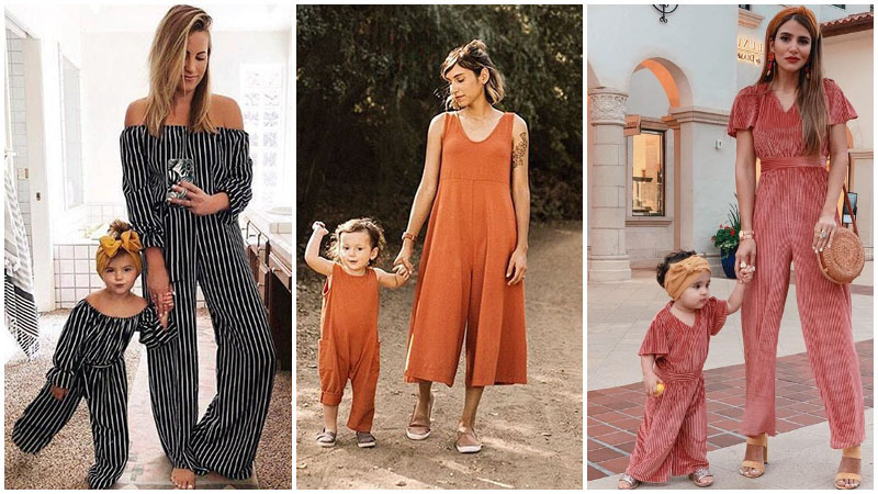 mommy and me casual outfits