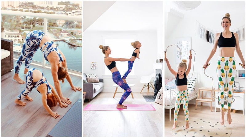 mommy and me yoga outfits