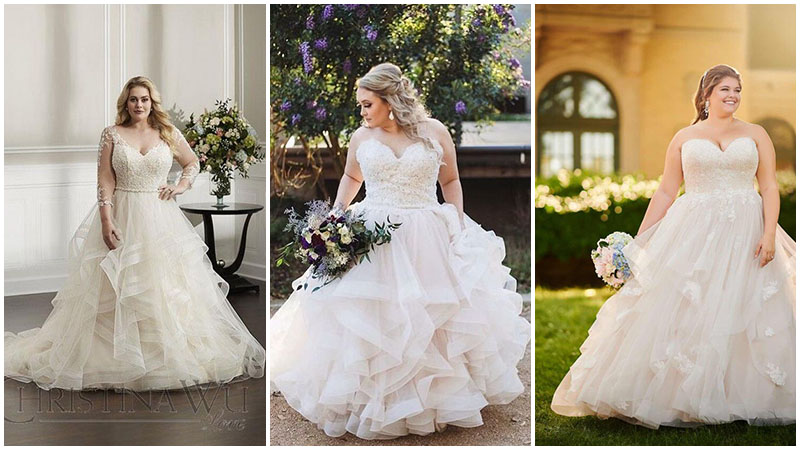 Plus Size Ball Gown Wedding Dress