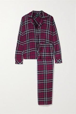Rails | Clara Checked Flannel Pajama Set | Net A Porter.com