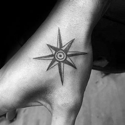 Star Hand Tattoo Men