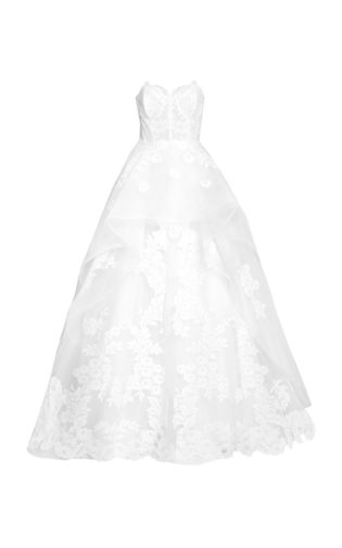 The Adeline Floral Embroidered Gown