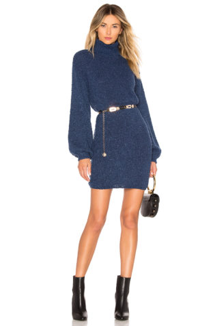 Tularosa Diamond Sweater Dress In Ocean Blue From Revolve.com