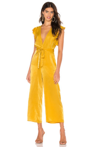 Tularosa Sunset Jumpsuit In Yellow From Revolve.com
