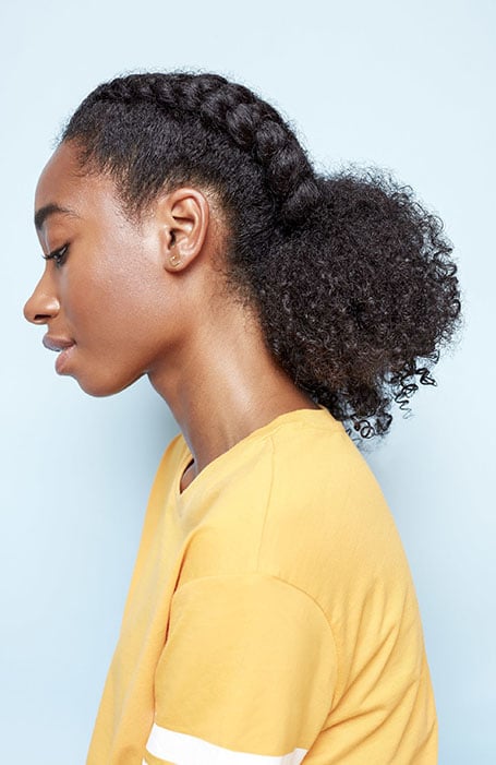 Dutch Braid Into Ponytail 